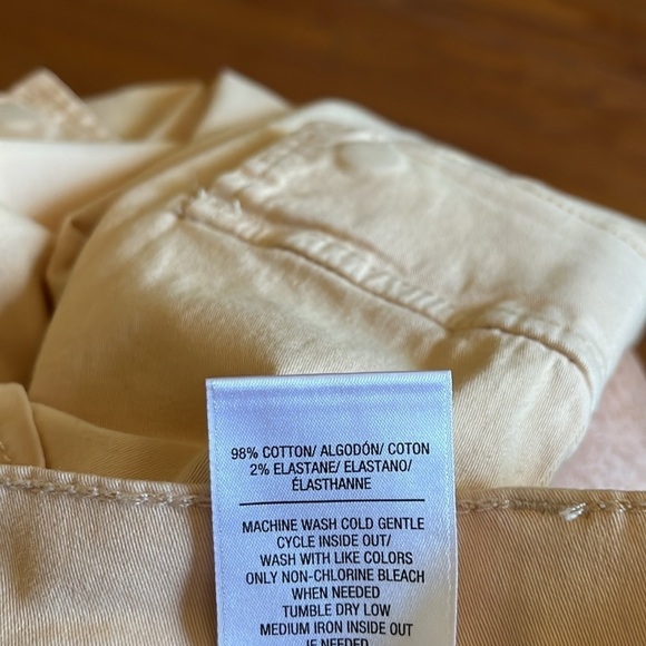 Hudson | Rosalie Bleached Sand High-Rise Wide Leg Cropped Cargo Pant Size 29/8 - Picture 10 of 12